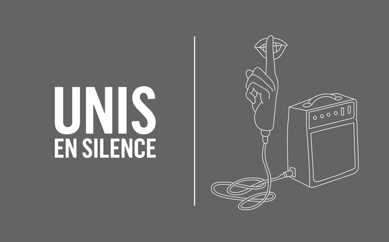 unis en silence
